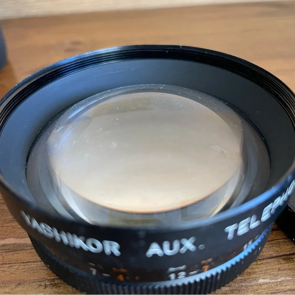 Yashikor Vintage 70s AUX Telephoto 1:4 Lens Adapter Y912 with Case